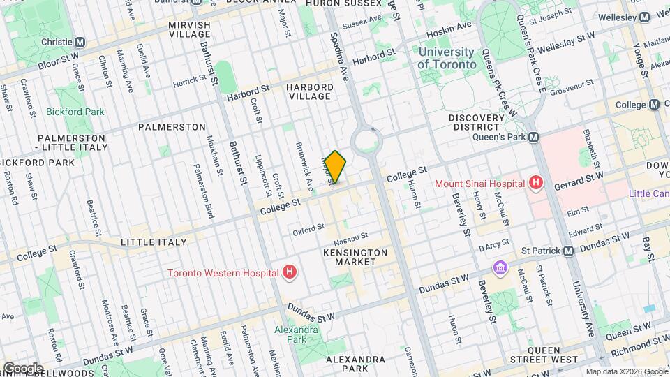 326 College St Map and Location Details