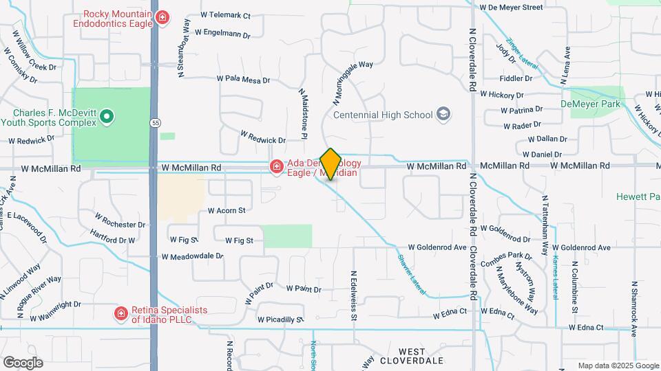 4764 N Morninggale Dr Map and Location Details