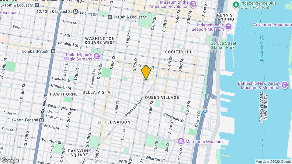 525 Fitzwater St Map and Location Details