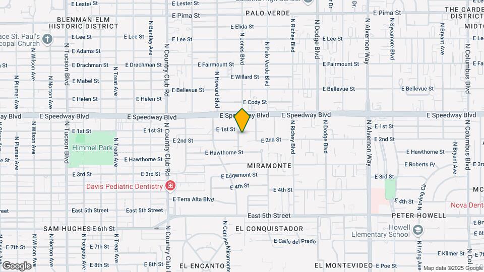 1010 N Jones Blvd Mapa y Detalles de la Ubicación