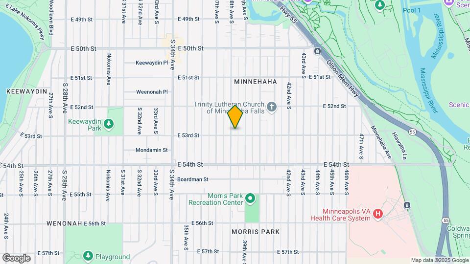 5249 38th Ave S Map and Location Details