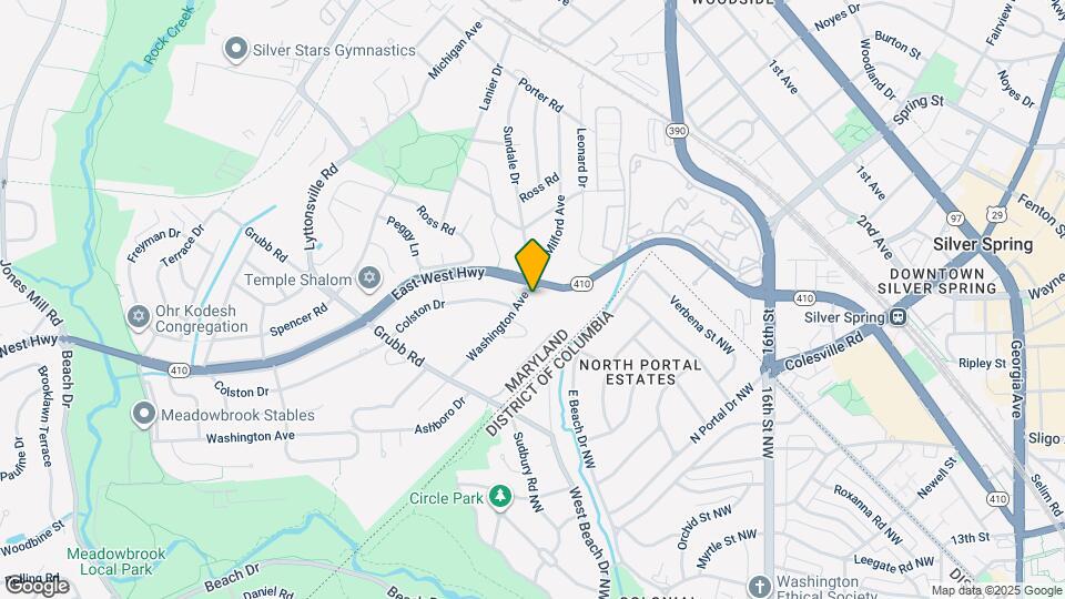 2100 Washington Ave Map and Location Details