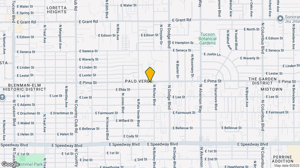 3546 E Pima St Map and Location Details