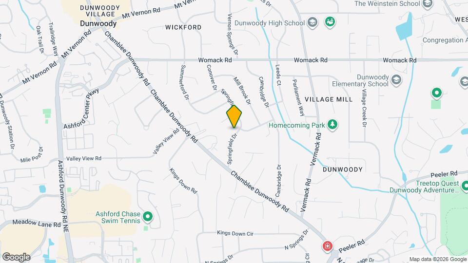 4804 Springfield Dr Map and Location Details