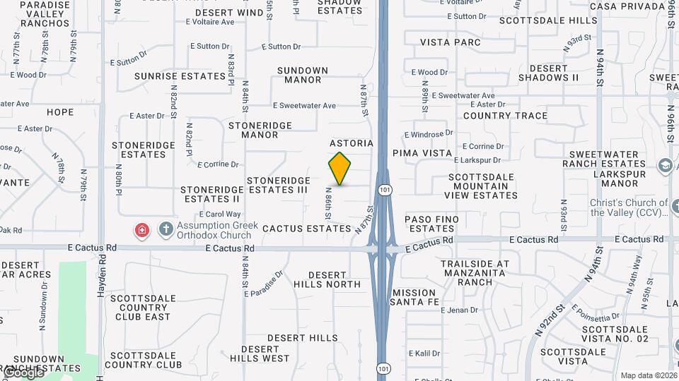 8617 E Larkspur Dr Map and Location Details