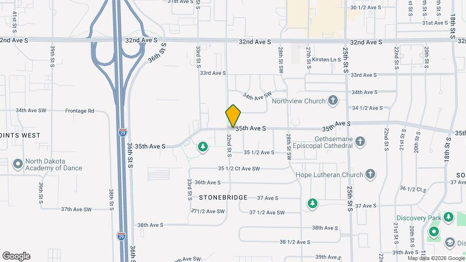 3502 32nd St S Map and Location Details