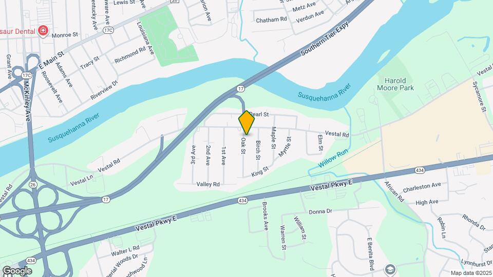 364 Oak St Map and Location Details