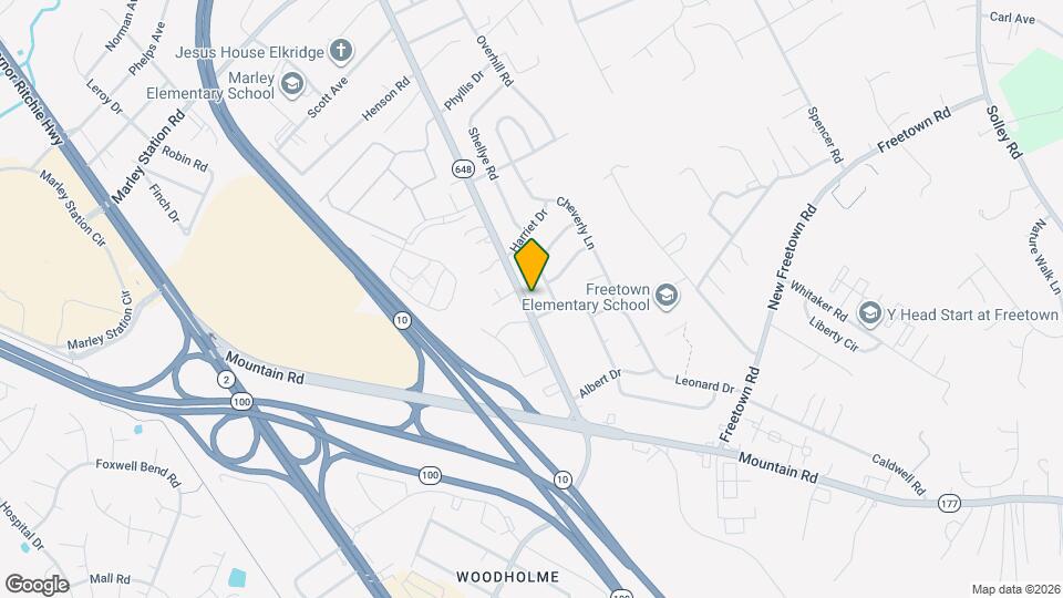 7863 Baltimore Annapolis Blvd Map and Location Details