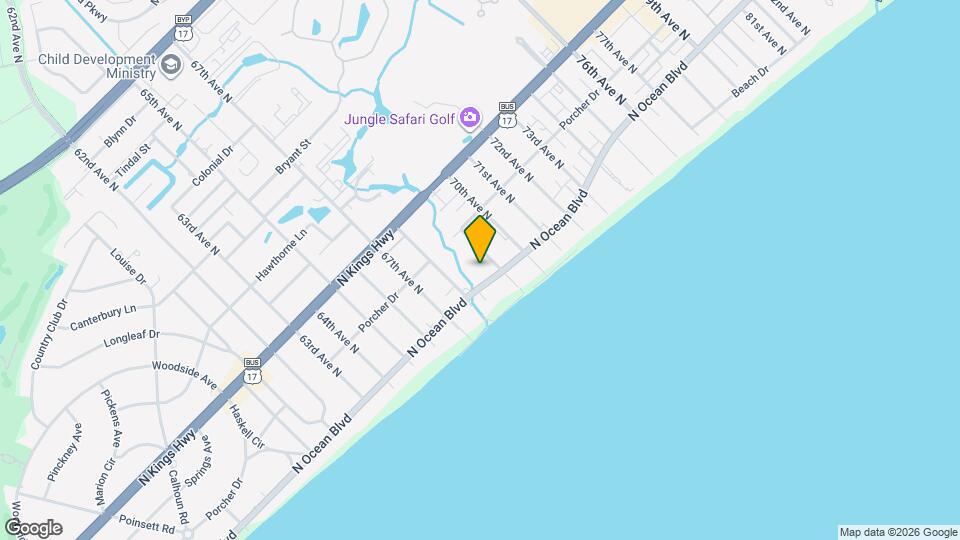 6803 N Ocean Blvd Mapa y Detalles de la Ubicación