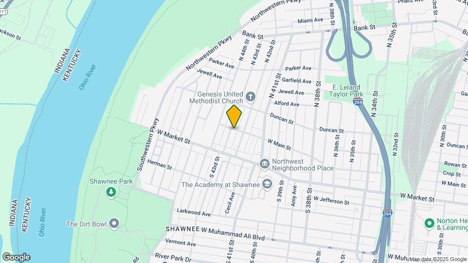 103 S 43rd St Map and Location Details