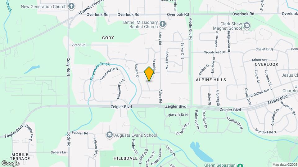 1108 Rhett Dr Map and Location Details