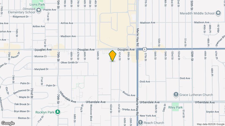 3517 62nd St Map and Location Details