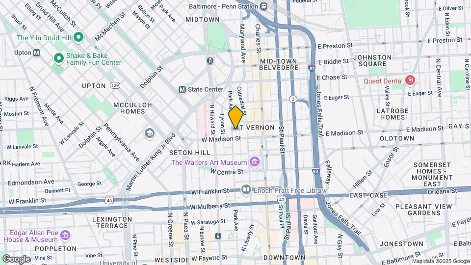 811 Park Ave Map and Location Details