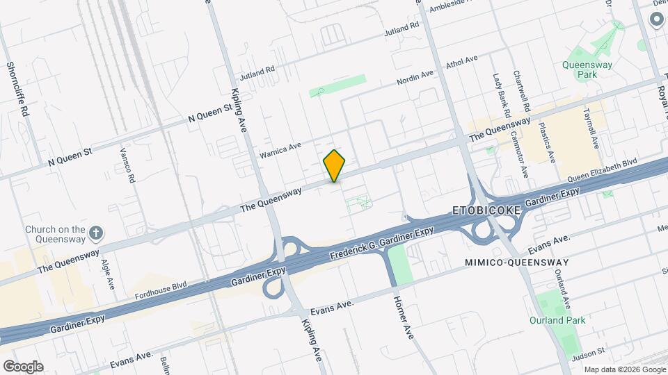 1197 The Queensway, Unit SI ID1504460P Map and Location Details