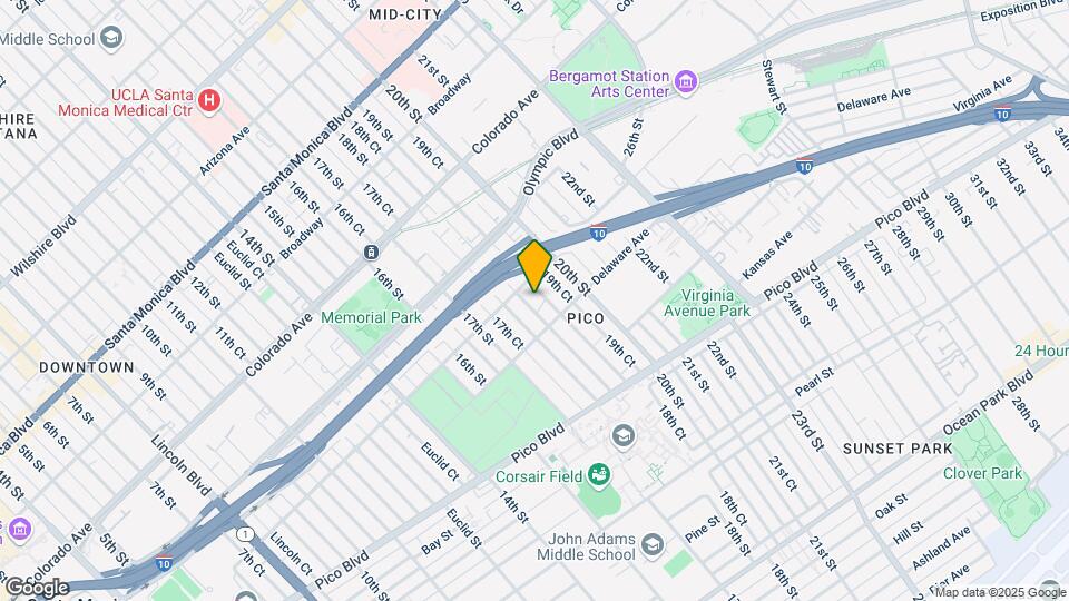 1818 19th St Map and Location Details