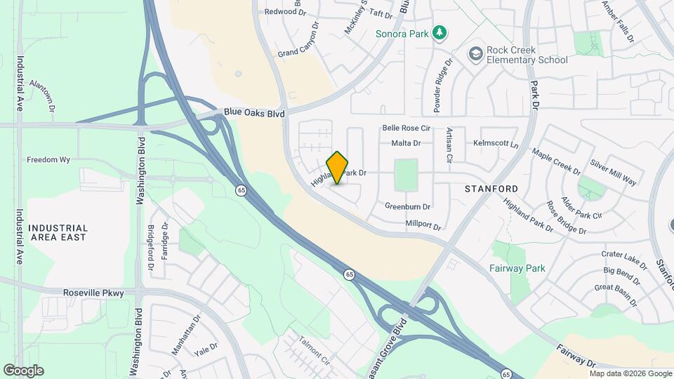 203 Dante Cir Map and Location Details