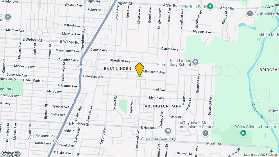 2475 Parkwood Ave Map and Location Details