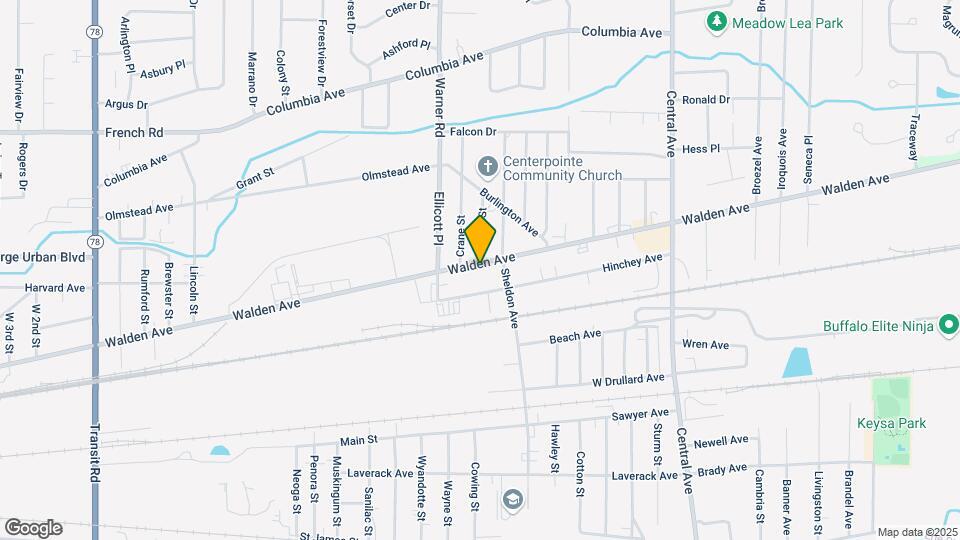 3465 Walden Ave Map and Location Details