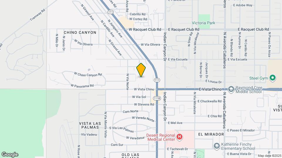 1852 N Mira Loma Way Map and Location Details