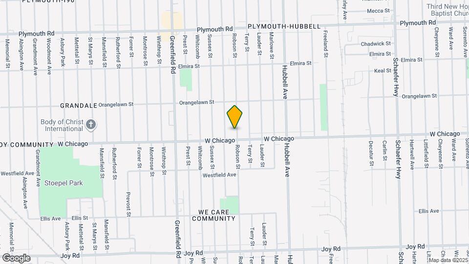 9525 Robson St Map and Location Details