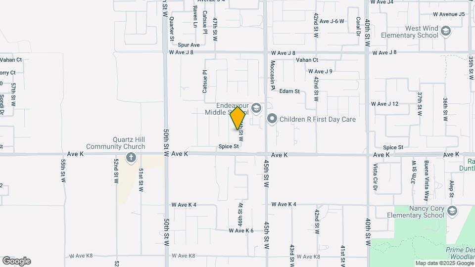 43647 46th St W Mapa y Detalles de la Ubicación