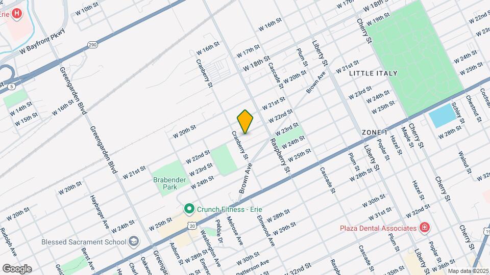 1147 W 22nd St Map and Location Details