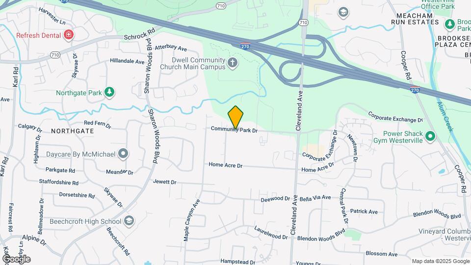 1289 Community Park Dr Map and Location Details