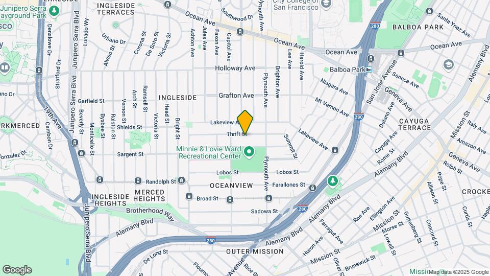 157 Thrift St Map and Location Details