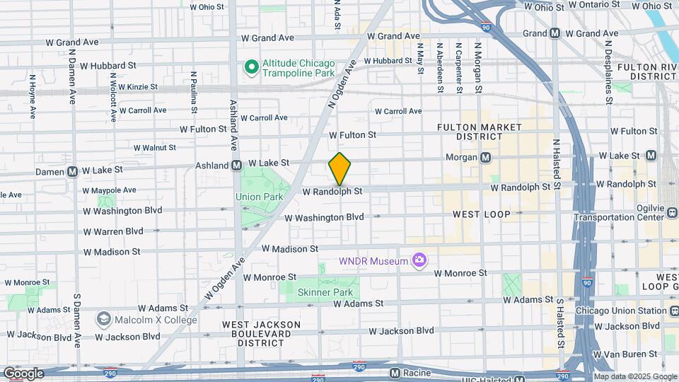 144 N Ada St Map and Location Details