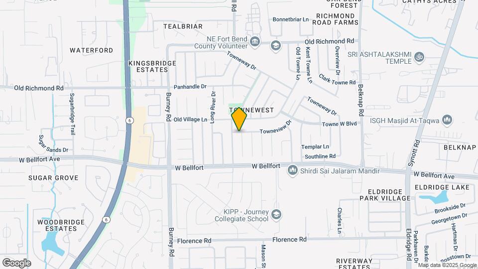 10402 Gulfstream Ln Map and Location Details