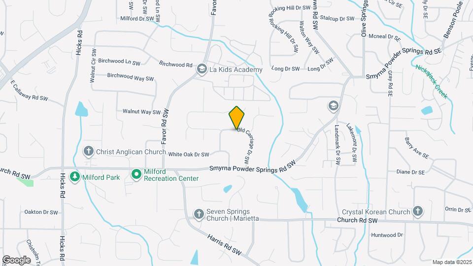 2855 Old Carriage Dr SW Map and Location Details