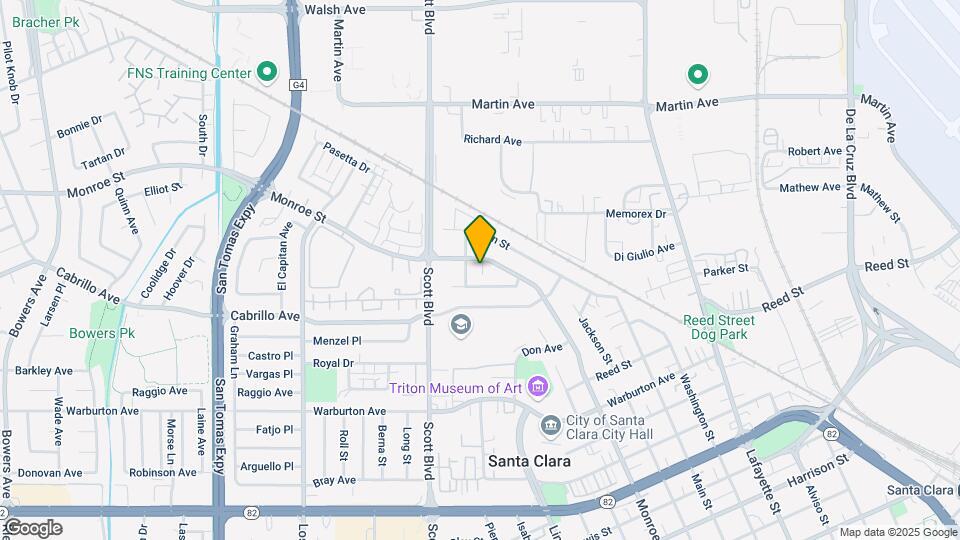 2136 Monroe Street Map and Location Details