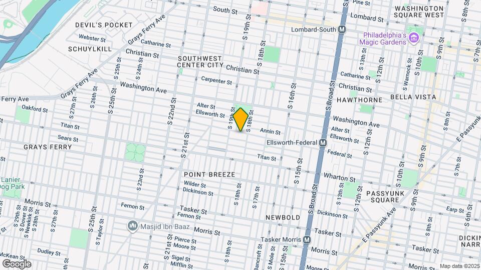 1818 Federal St Map and Location Details