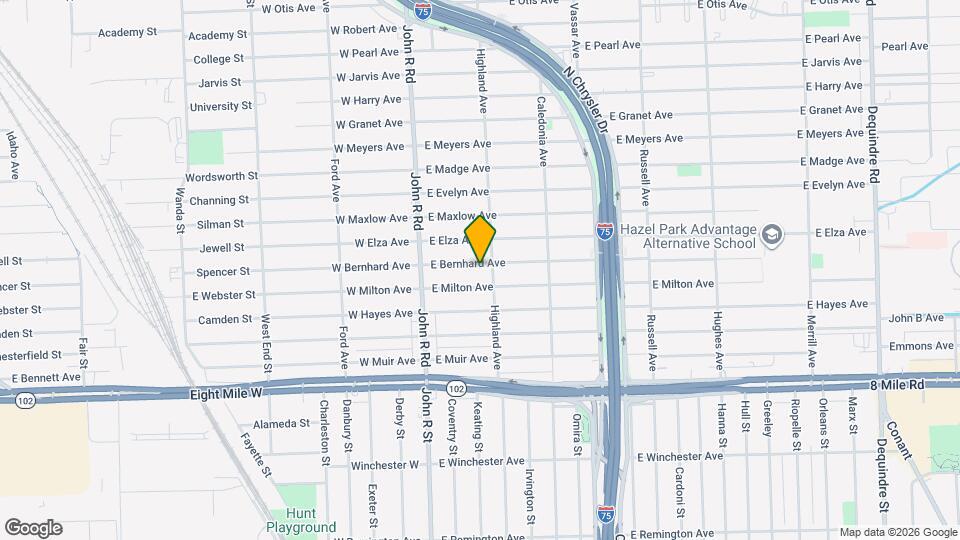 416 E Bernhard Ave Map and Location Details