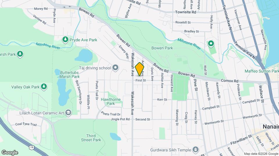 657 First St Map and Location Details