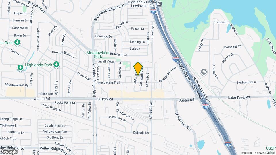 2021 Milano Ln Map and Location Details