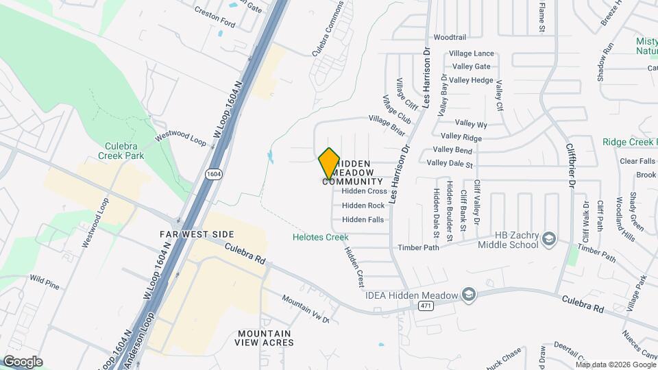 6011 Hidden Rose Mapa y Detalles de la Ubicación