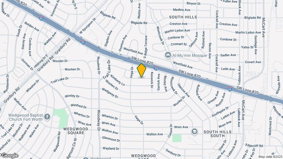 3613 Wedghill Way Map and Location Details