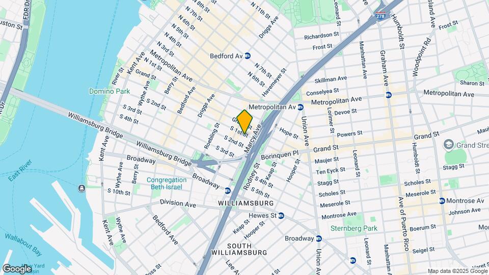 264 S 1st St Map and Location Details