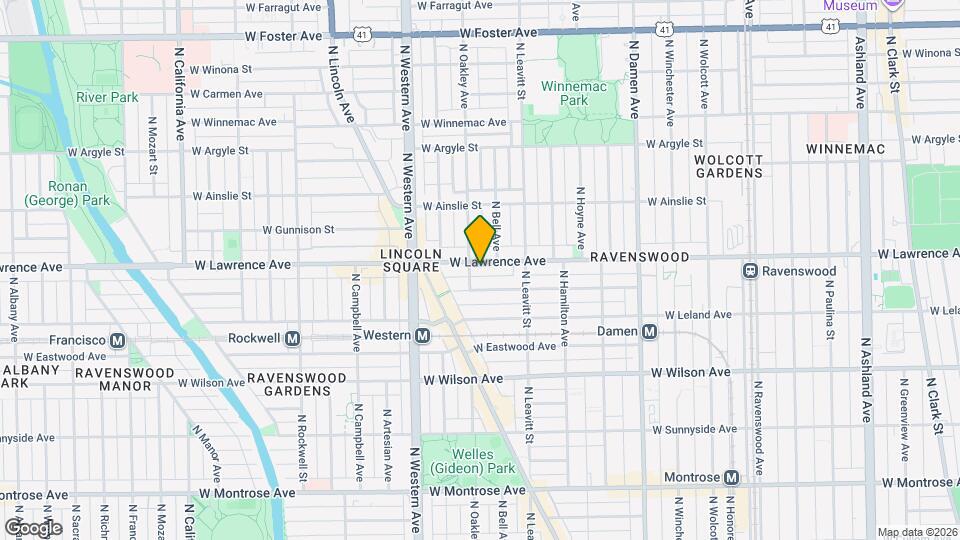 2251 W Lawrence Ave Map and Location Details