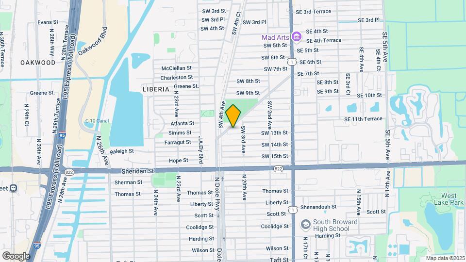 330 SW 13th St Map and Location Details