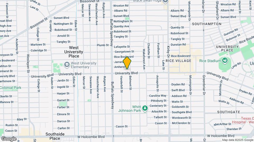 3014 University Blvd Map and Location Details