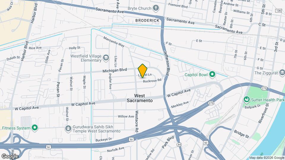 1608 Rockrose Rd Map and Location Details