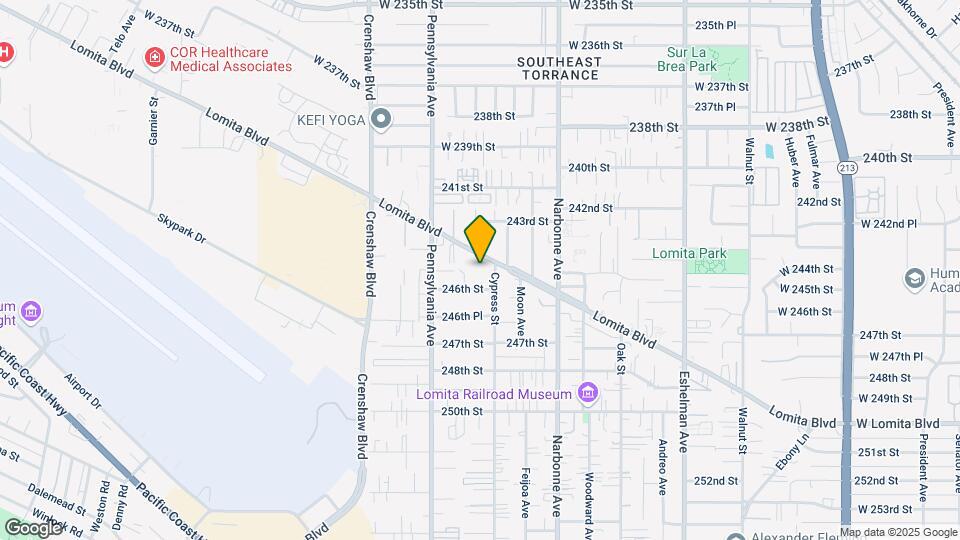 2312-2320 Lomita Blvd Map and Location Details