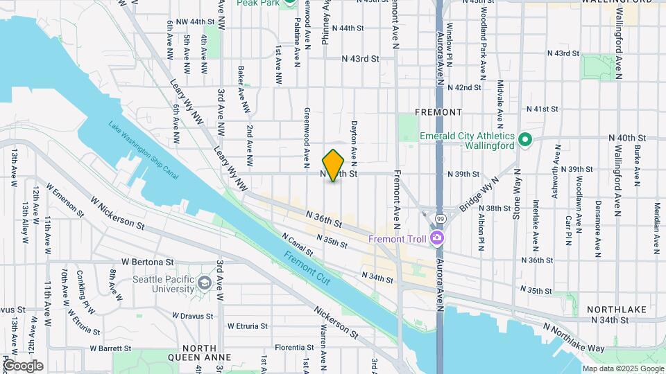 3655 Francis Ave N Map and Location Details