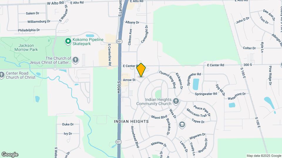 5007 Arrowhead Blvd Map and Location Details