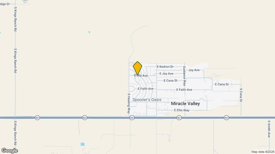 9250 E Joy Ave Map and Location Details