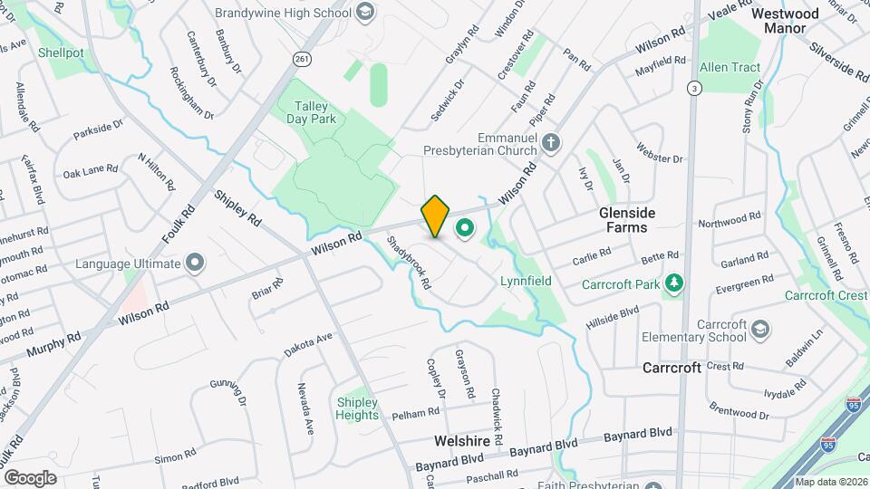 1707 Dalfield Dr Map and Location Details