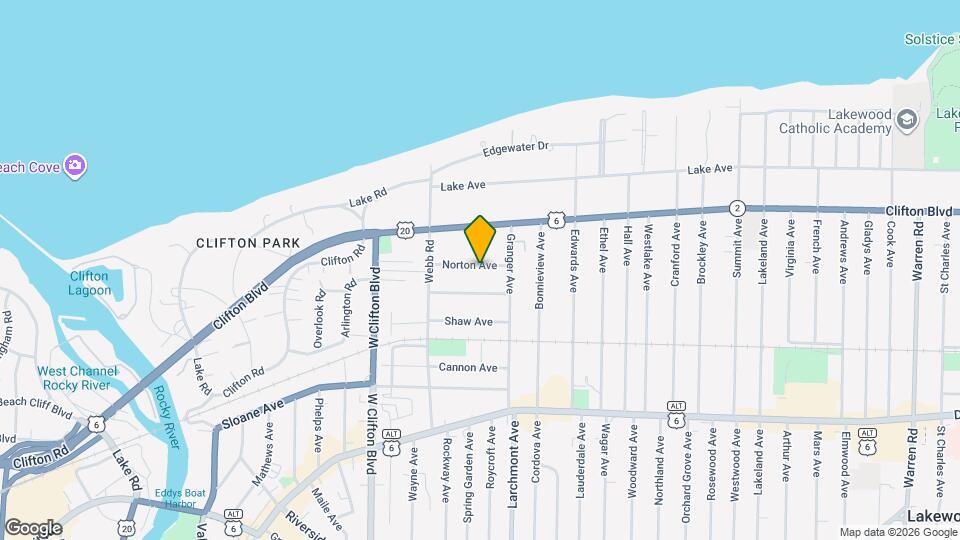17429 Norton Ave Mapa y Detalles de la Ubicación