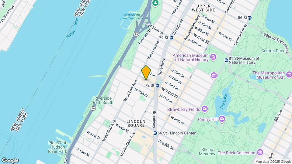 240 W 72nd St Map and Location Details